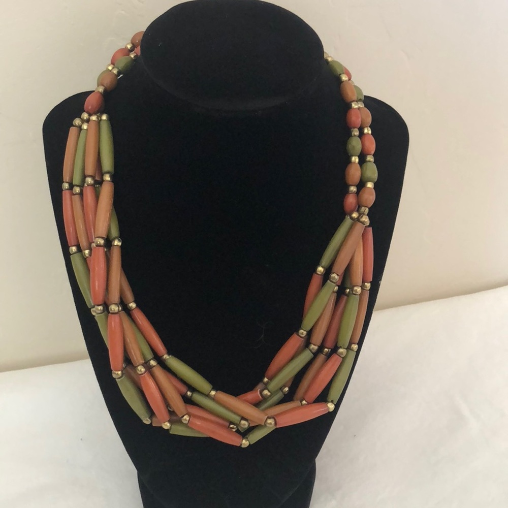 African style bead necklace